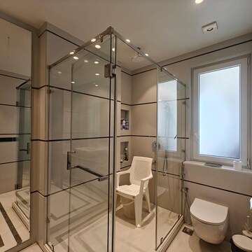 Staircase in 4 BHK Builder Floor at Greater Kailash I – for Sale