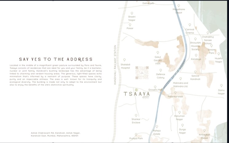 Map Location, sambhavparshva-tsaaya 1 Bedroom 453 Sq.Ft. Apartment In Kandivali East Mumbai 8298068