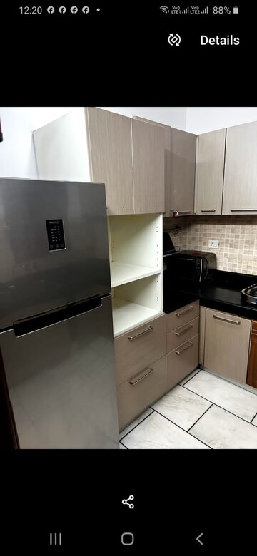 Kitchen in 3 BHK Builder Floor at Greater Kailash I – for Rent