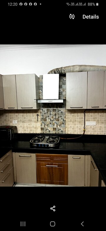Kitchen in 3 BHK Builder Floor at Greater Kailash I – for Rent