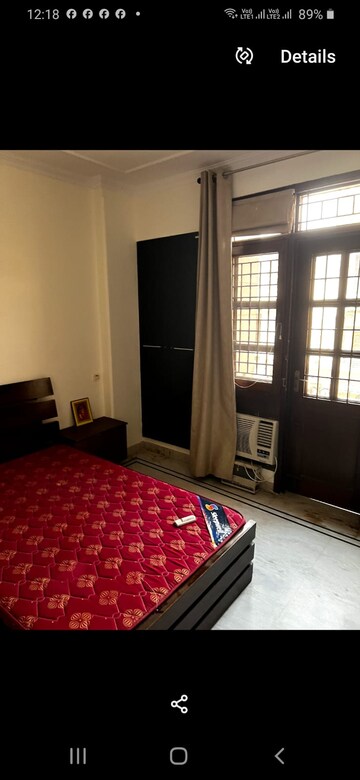 Bedroom in 3 BHK Builder Floor at Greater Kailash I – for Rent