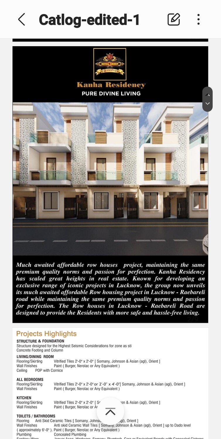 Cover Image, vrindavan colony 6 Bedroom 1766 Sq.Ft. Villa In Vrindavan Colony Lucknow 8298187