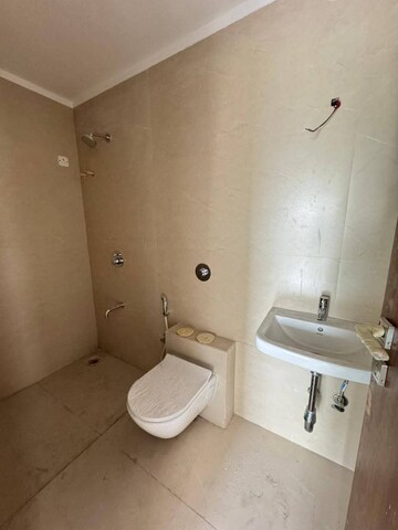 Bathroom in 1 BHK Apartment at Majesty Olympus Towers, Vasai East – for Sale
