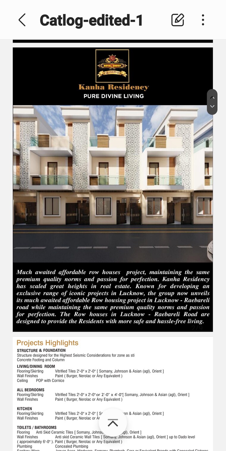 Exterior View, vrindavan colony 6 Bedroom 2109 Sq.Ft. Villa In Vrindavan Colony Lucknow 8298264