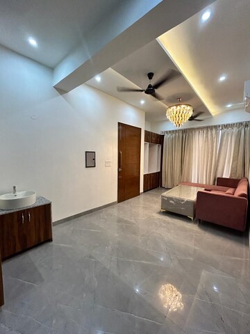 Living Room in 3 BHK Builder Floor at Peer Mucchalla – for Rent