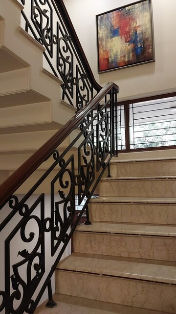Staircase in 6+ BHK Villa at Sector 82 – for Rent