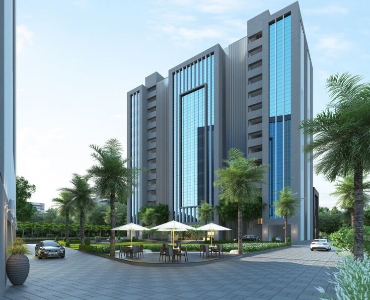 Exterior View, makarba Commercial Office Space 735 Sq.Ft. In Makarba Ahmedabad 8298391