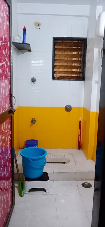 Bathroom in 2 BHK Apartment at Ravechi Heights, Kharghar – for Rent
