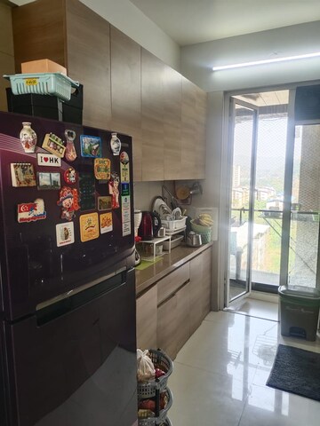 Kitchen in 3 BHK Apartment at Seawoods West – for Sale