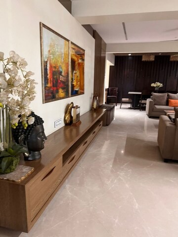 Living Room in 4 BHK Penthouse at Brookhill Tower, Andheri West – for Sale