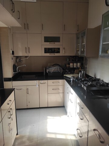 Kitchen in 2 BHK Apartment at K Raheja Heights, Malad East – for Rent