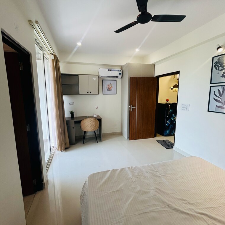 Bedroom, redwood-magnus 1 Bedroom 575 Sq.Ft. Apartment In Jeerota Jaipur 8298845