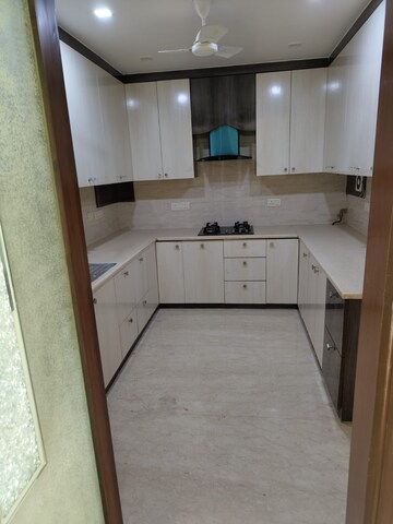 Kitchen in 3 BHK Builder Floor at Greater Kailash – for Rent