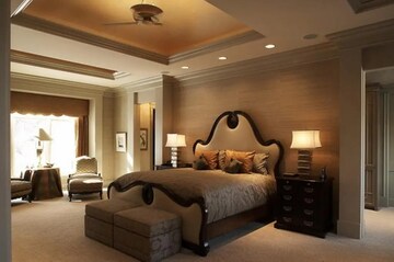 Master Bedroom in 4 BHK Apartment at Ahuja Towers, Prabhadevi – for Rent