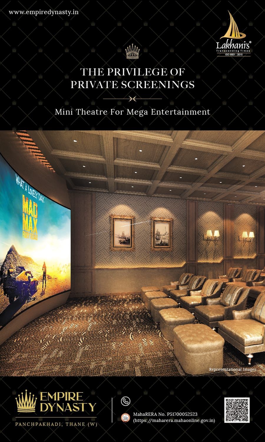 3 BHK Apartment For Sale in Hiranandani Estate Rodas Enclave