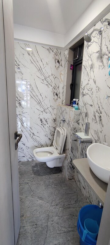 Bathroom in 2 BHK Apartment at Gurukrupa Divyam, Ghatkopar East – for Rent