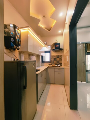 Kitchen in 2 BHK Builder Floor at Dwarka Mor – for Rent