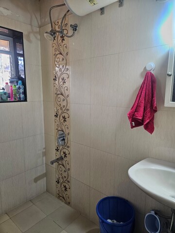 Bathroom in 1 BHK Apartment at Bandra West – for Rent