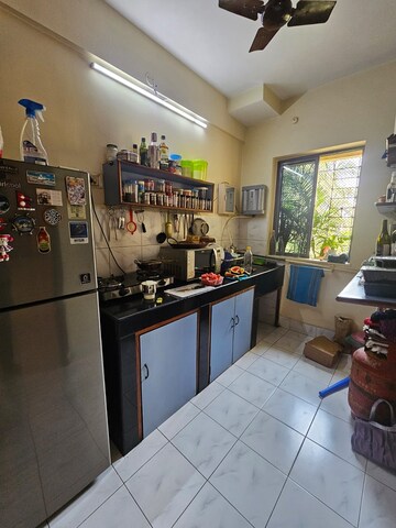 Kitchen in 1 BHK Apartment at Bandra West – for Rent