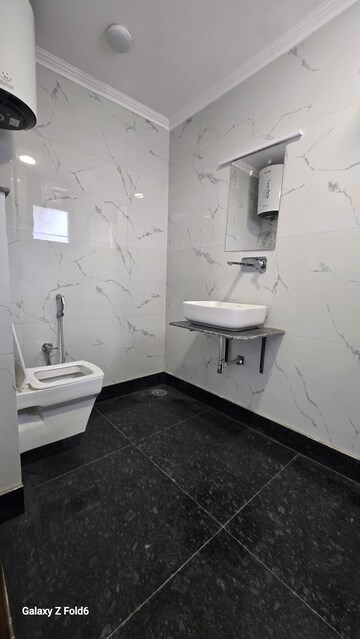 Bathroom in 2 BHK Apartment at Palm Residency Chhatarpur, Chattarpur – for Rent