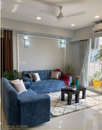 Living Room in 2 BHK Apartment at M3M Marina, Sector 68 – for Rent