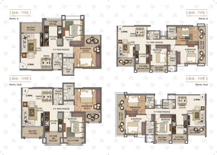 Floor Plan, murbad road 2 Bedroom 835 Sq.Ft. Apartment In Murbad Road Thane 8300220