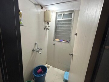 Bathroom in 1 BHK Apartment at Sadguru Heights II, Dahisar East – for Sale