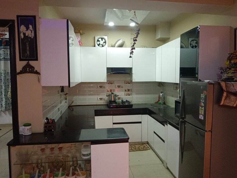 Kitchen, high-end-paradise-i 3 Bedroom 1275 Sq.Ft. Apartment In Murad Nagar Ghaziabad 8300941