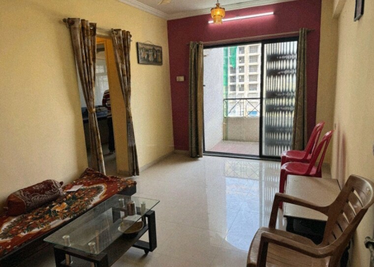 Living Room, puraniks-kavya-dhara-chs 1 Bedroom 455 Sq.Ft. Apartment In Dhokali Thane 8301021