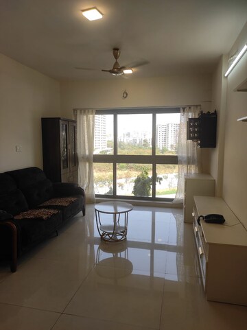 Living Room in 2 BHK Apartment at Rhythm Serenity Heights, Andheri East – for Rent