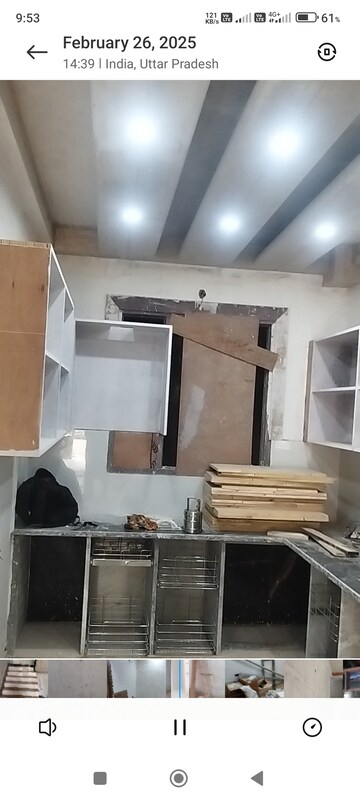 Kitchen in 3 BHK Apartment at Avantika Colony – for Sale