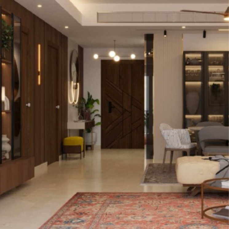 Living Room, hero-homes-phase-2 3 Bedroom 1689 Sq.Ft. Apartment In Sector 104 Gurgaon 8301058
