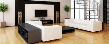 Living Room in 3 BHK Apartment at Kharadi – for Sale