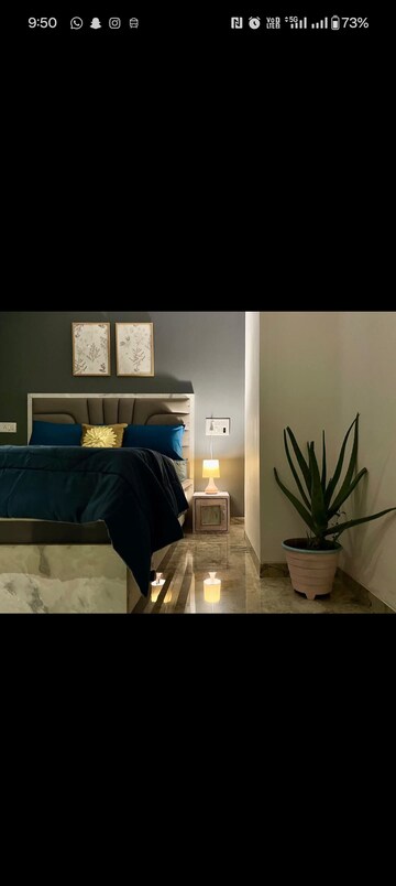 Bedroom in 3 BHK Apartment at Mohini Castle, Khar West – for Rent