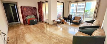 Living Room in 3 BHK Apartment at Shrishti Synchronicity, Chandivali – for Rent