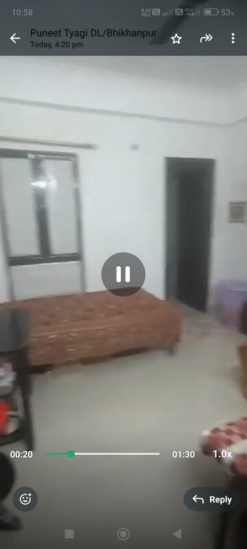 Bedroom in 2 BHK Apartment at SG Impression Plus, Raj Nagar Extension – for Rent