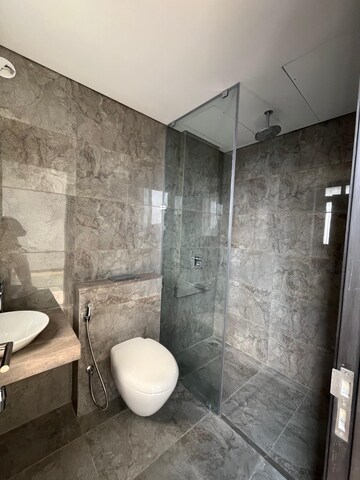 Bathroom in 3 BHK Apartment at Oberoi Sky City, Borivali East – for Rent