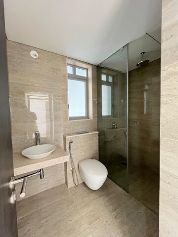 Bathroom in 3 BHK Apartment at Oberoi Sky City, Borivali East – for Rent