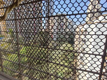 Balcony in 2 BHK Apartment at Riddhi Gardens CHS, Malad East – for Rent