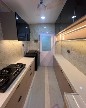Kitchen in 3 BHK Apartment at Powai Vihar, Powai – for Rent