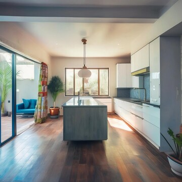 Kitchen in 2 BHK Apartment at Merlin Oikyo, Baruipur – for Sale