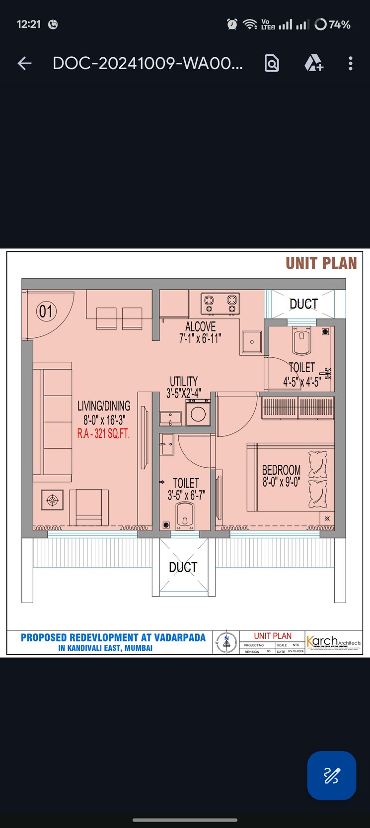 Floor Plan, dgs-sheetal-uptown 2 Bedroom 600 Sq.Ft. Apartment In Kandivali East Mumbai 8301366