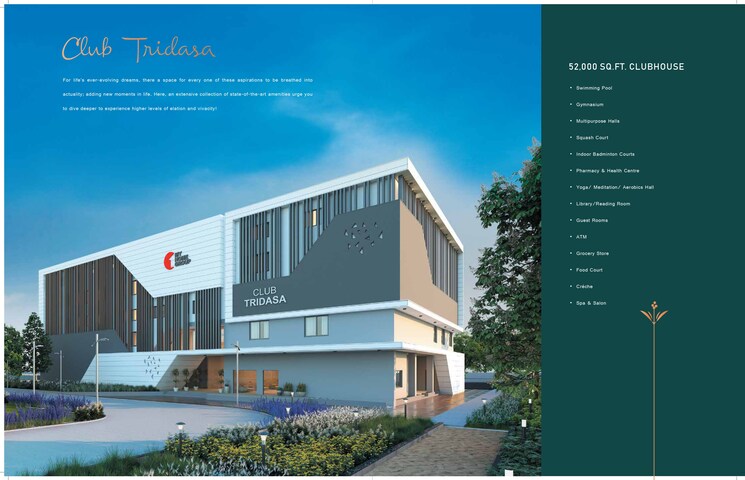 Exterior View, my-home-tridasa 3 Bedroom 1840 Sq.Ft. Apartment In Tellapur Hyderabad 8301369