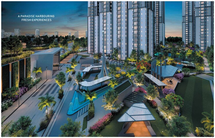 Swimming Pool, my-home-tridasa 3 Bedroom 1840 Sq.Ft. Apartment In Tellapur Hyderabad 8301369