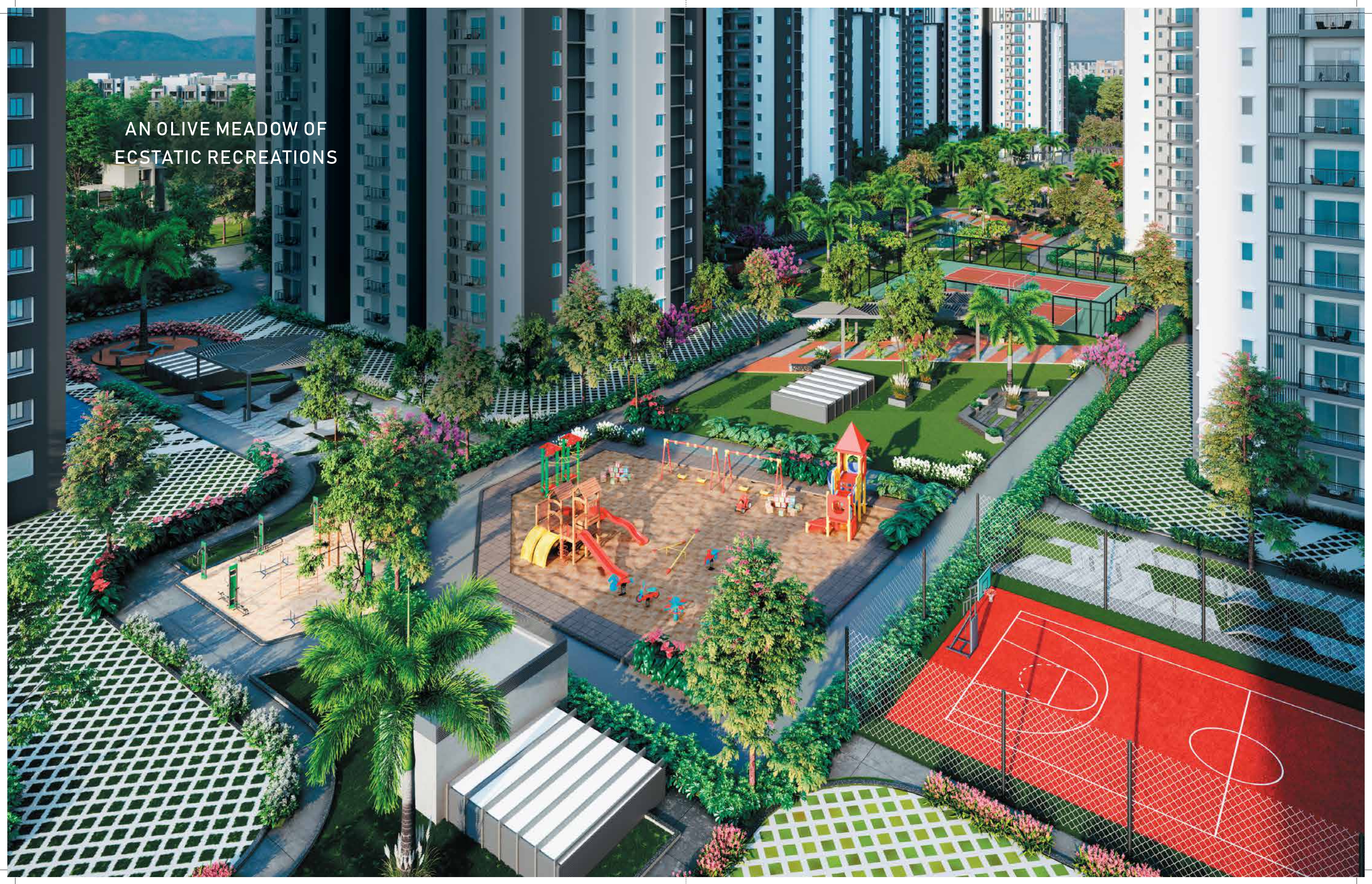 3 BHK + Pooja Room 1840 Sq.Ft. Apartment in My Home Tridasa