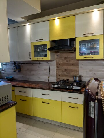 Kitchen in 3 BHK Apartment at Mahagun Mezzaria, Sector 78 – for Rent