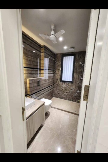 Bathroom in 3 BHK Builder Floor at Paschim Vihar – for Rent