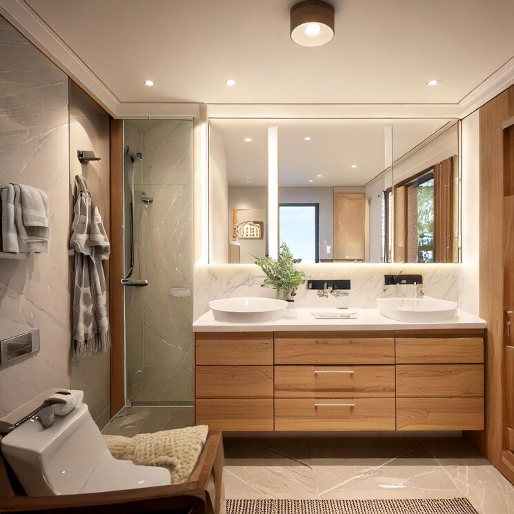 Living Room, emami-city 4 Bedroom 2210 Sq.Ft. Apartment In Golpark Kolkata 8301448