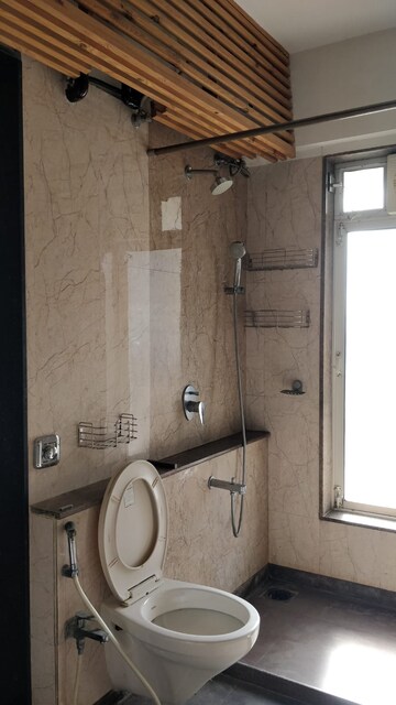 Bathroom in 2 BHK Apartment at Adinath Sanvi Heights, Goregaon West – for Rent