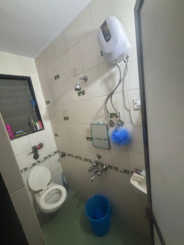 Bathroom in 2 BHK Apartment at Prathmesh Park, Andheri West – for Rent